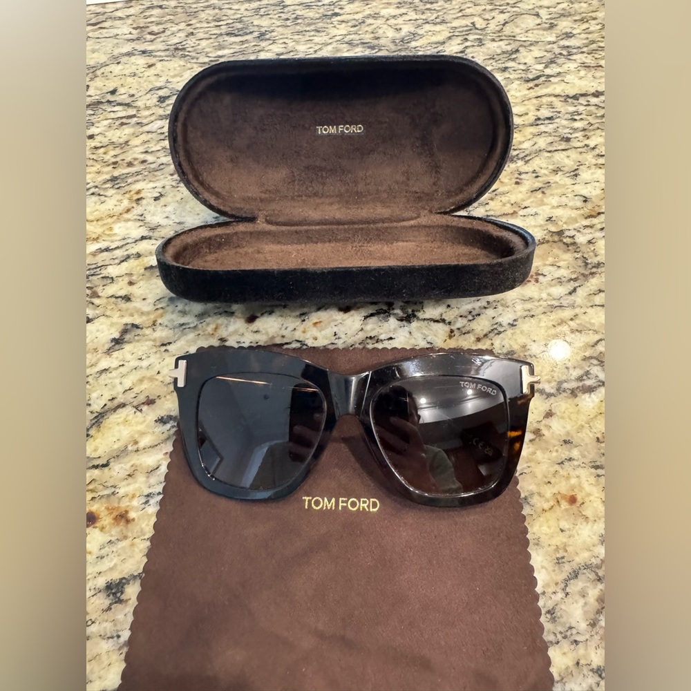 Tom Ford Tortoiseshell and Black Women's Sunglasses